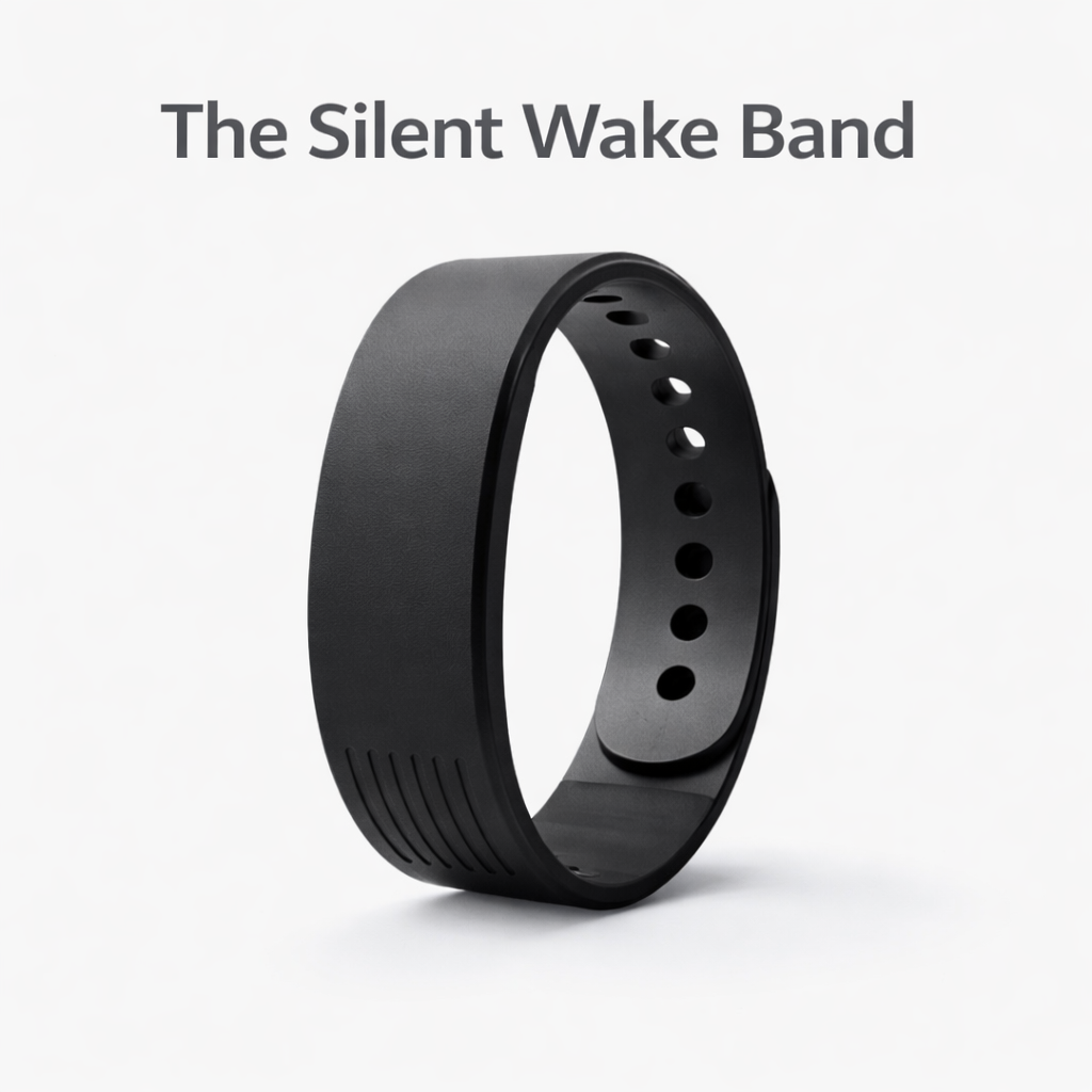 MyQuietSleep™ - Silent Wake Band - Black