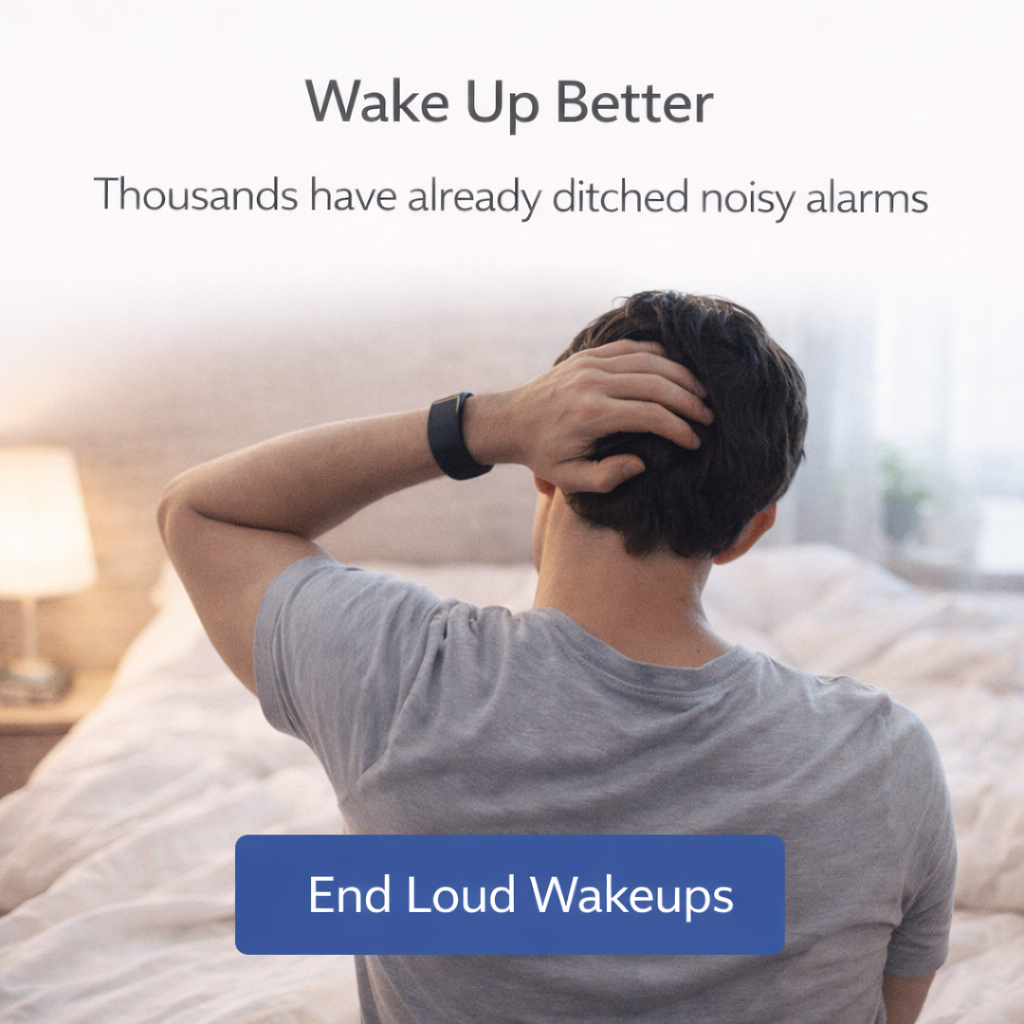 MyQuietSleep™ - Silent Wake Band - Black