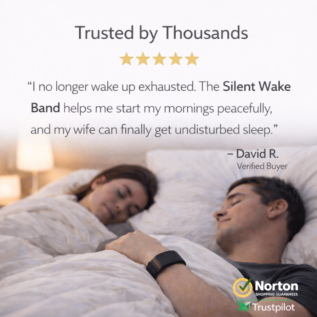 MyQuietSleep™ - Silent Wake Band - Black